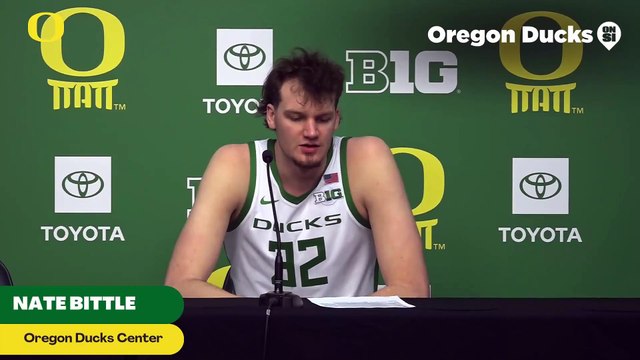 Center Nate Bittle Talks Oregon Ducks' Loss to Purdue: It Was a Tough Game