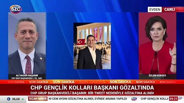CHP Gençlik Kolları Başkanı gözaltına alındı