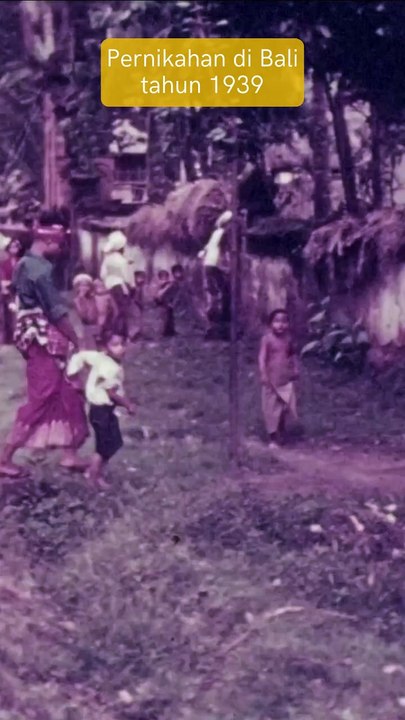 SUASANA PERNIKAHAN DI BALI TAHUN 1939