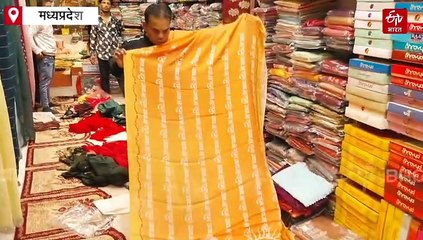 फिर राममय होगी संस्कारधानी, राम मंदिर वाली साड़ियों से सजे जबलपुर के बाजार