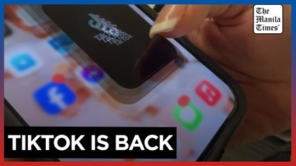 TikTok is restoring service, thanks Trump