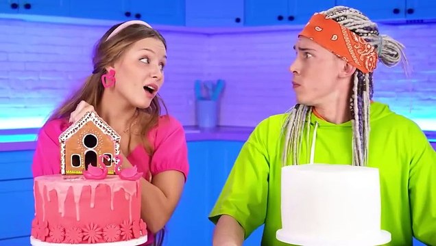 Pink VS Blue Cake Decorating Challenge - Boys VS Girls Funny Moments by Multi DO Challenge