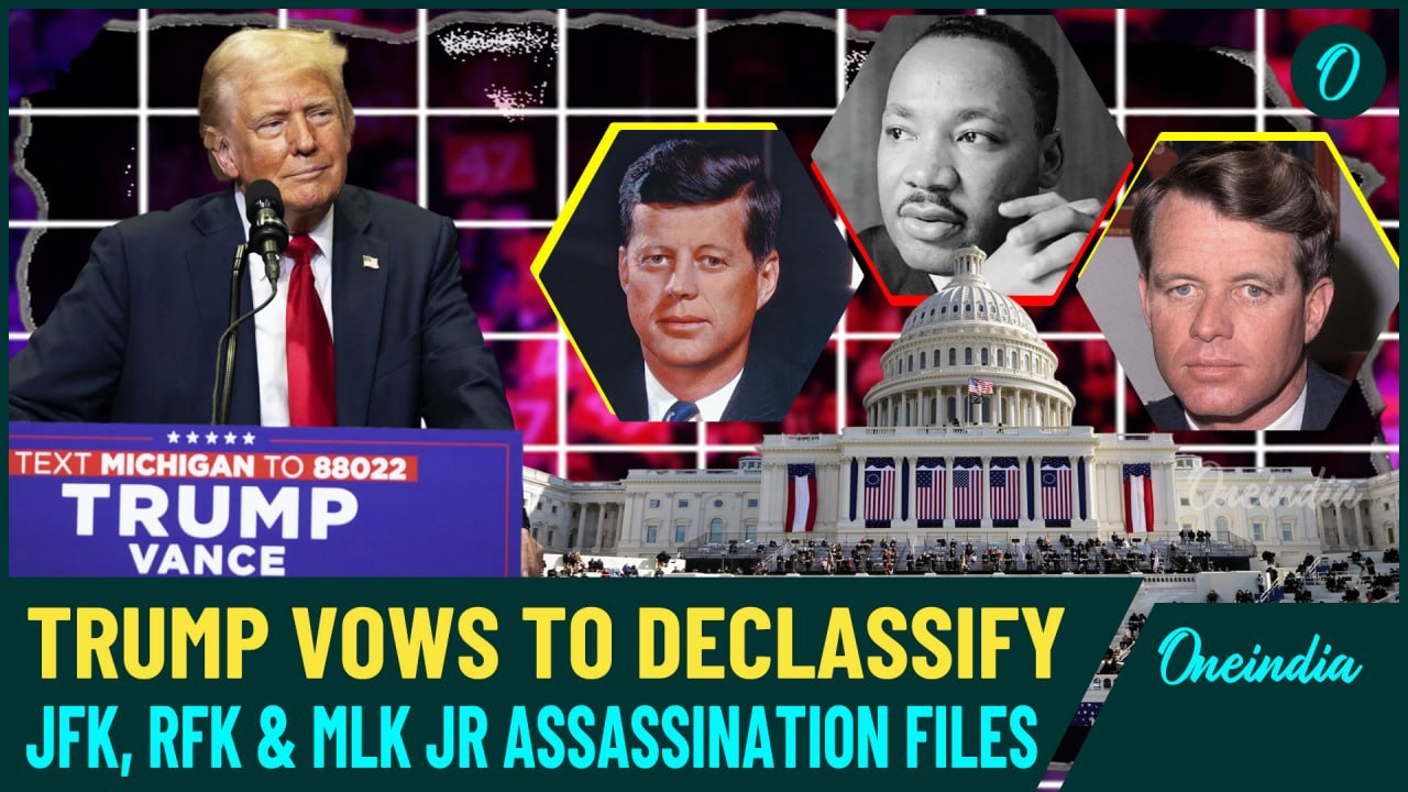 Trump vows to release secret document linked to assassination of JFK, RFK & MLK at DC rally| WATCH