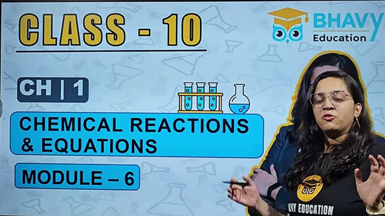 Chemical reactions and equations | Part - 6 | Class 10 | Oxidation reaction and Reduction reaction