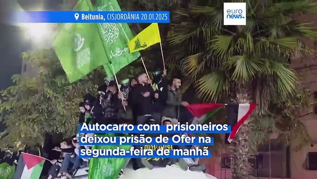 Israel liberta 90 palestinianos no segundo dia do cessar-fogo em Gaza