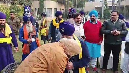 ਅੰਮ੍ਰਿਤਸਰ ਤੇ ਮੈਂਬਰ ਪਾਰਲੀਮੈਂਟ ਸਰਦਾਰ ਗੁਰਜੀਤ ਸਿੰਘ ਦੇ ਨਾਲ ਬਾਬਾ ਬਲਵੀਰ ਸਿੰਘ ਨੇ ਕੀਤਾ ਦੁੱਖ ਸਾਂਝਾ 