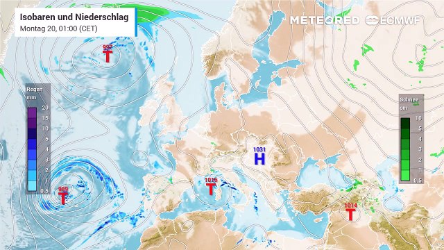 Hoch Beate zieht in den kommenden Tagen nach Osten ab!