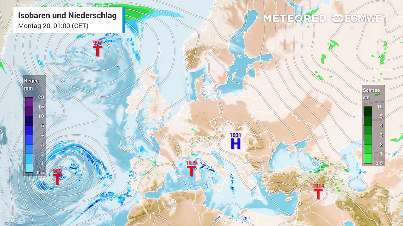 Hoch Beate zieht in den kommenden Tagen nach Osten ab!