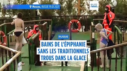 Russie : bains de l'épiphanie sans les traditionnels trous dans la glace