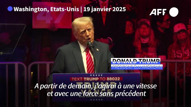 Etats-Unis: Nous allons arrêter l'invasion de nos frontières , promet Trump