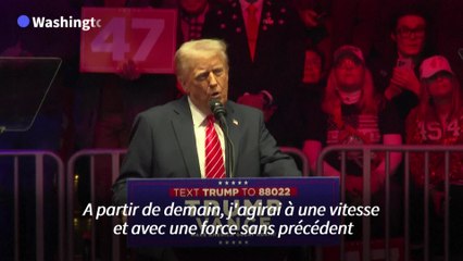 Etats-Unis : "Nous allons arrêter l'invasion de nos frontières", promet Trump