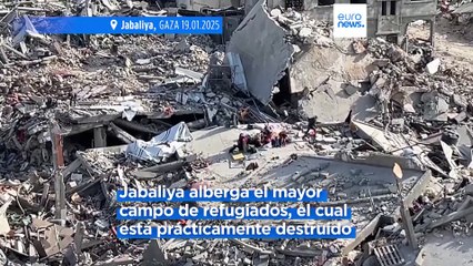 El regreso de los habitantes de Gaza a sus barrios en ruinas: "Necesitamos hospitales"