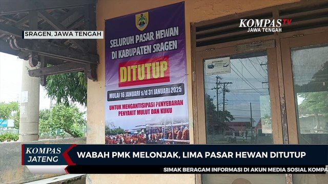 Wabah Penyakit Mulut dan Kuku Melonjak, 5 Pasar Hewan Ditutup