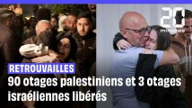 90 Palestiniens relâchés par Israël après la libération de trois otages par le Hamas