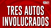 Impresionante choque en Constitución: hay personas heridas y caos de tránsito en el lugar