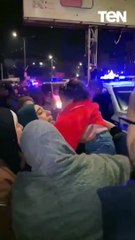 ‎لحظة لقاء الأسيرة الصحفية المحررة رولا حسنين بطفلتها إيلياء