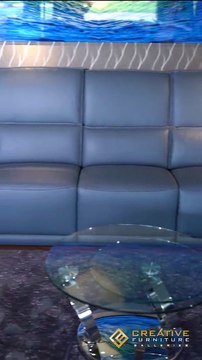 Elegant Italian Leather Sofa Set by Creative Furniture Store