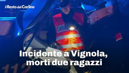 Incidente a Vignola, morti due ragazzi: video