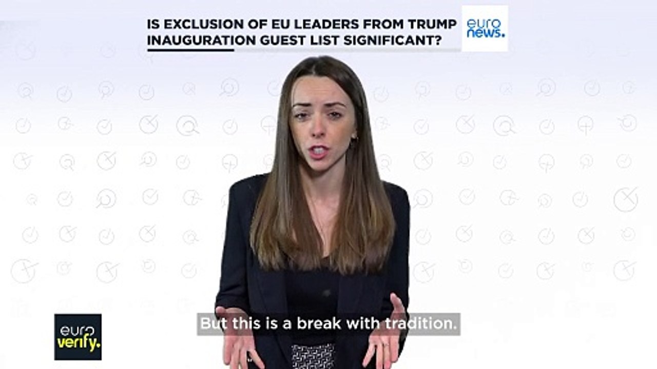 Fact-check: Exclusion of EU leaders from Trump inauguration is in line with tradition