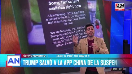 Donald Trump interviene para salvar TikTok en Estados Unidos