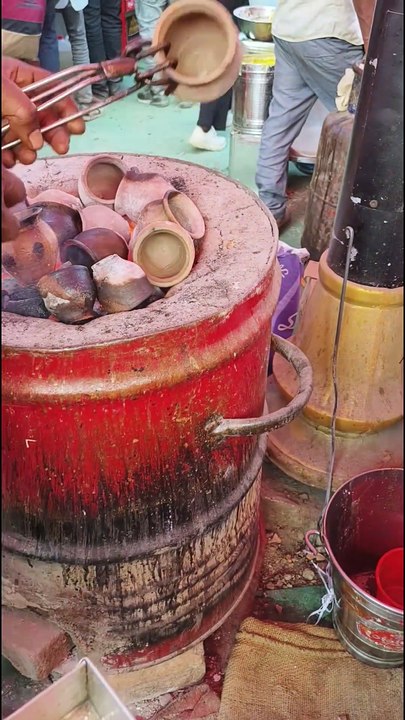 PrayagrajKumbh tandoori chai #Mahakumbh 2025