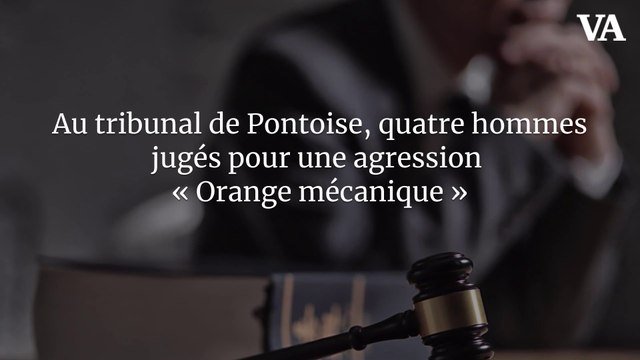 Au tribunal de Pontoise, quatre hommes jugés pour une agression « Orange mécanique »
