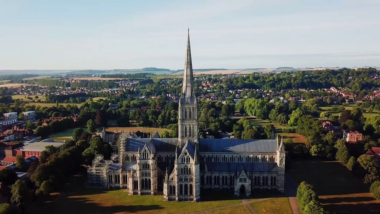 #salisbury #ソールズベリー　の大聖堂と市街
