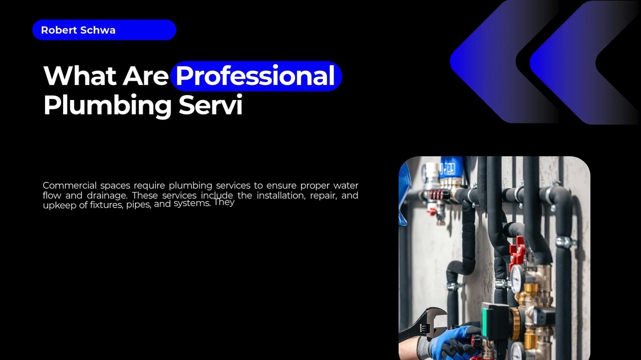 Robert Schwachenwald discusses commercial plumbing innovations.