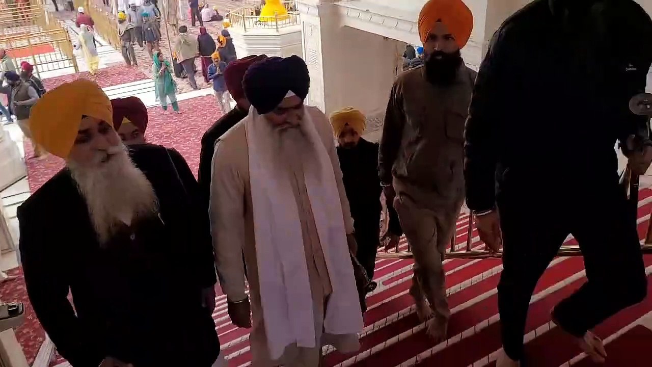 ਅਕਾਲੀ ਦਲ ਸੁਧਾਰ ਲਹਿਰ ਦੇ ਆਗੂ ਗੁਰ ਪ੍ਰਤਾਪ ਸਿੰਘ ਵਡਾਲਾ ਸ਼੍ਰੀ ਅਕਾਲ ਤਖਤ ਸਾਹਿਬ ਤੇ ਪੁੱਜੇ