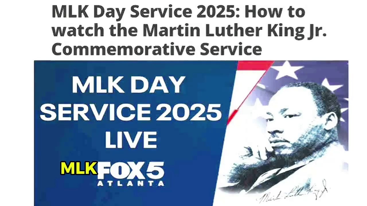 MLK Day Service 2025 | the Martin Luther King Jr. Commemorative Service  #facts #mlk