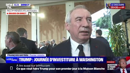 Investiture de Donald Trump: "Si nous ne faisons rien, nous allons être dominés", déclare François Bayrou