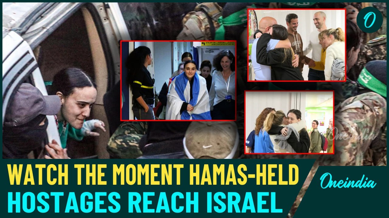 VIDEO | Hamas Releases Israeli Hostage | Watch the First Moments of Hostages Back in Israel