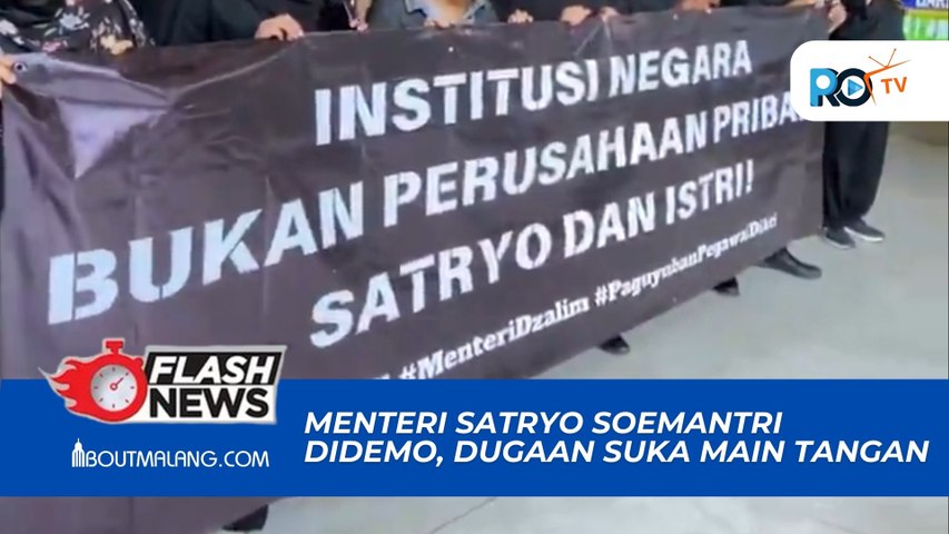 MENTERI SATRYO SOEMANTRI DIDEMO PEGAWAI KEMENDIKTI, DIDUGA SUKA MAIN TANGAN