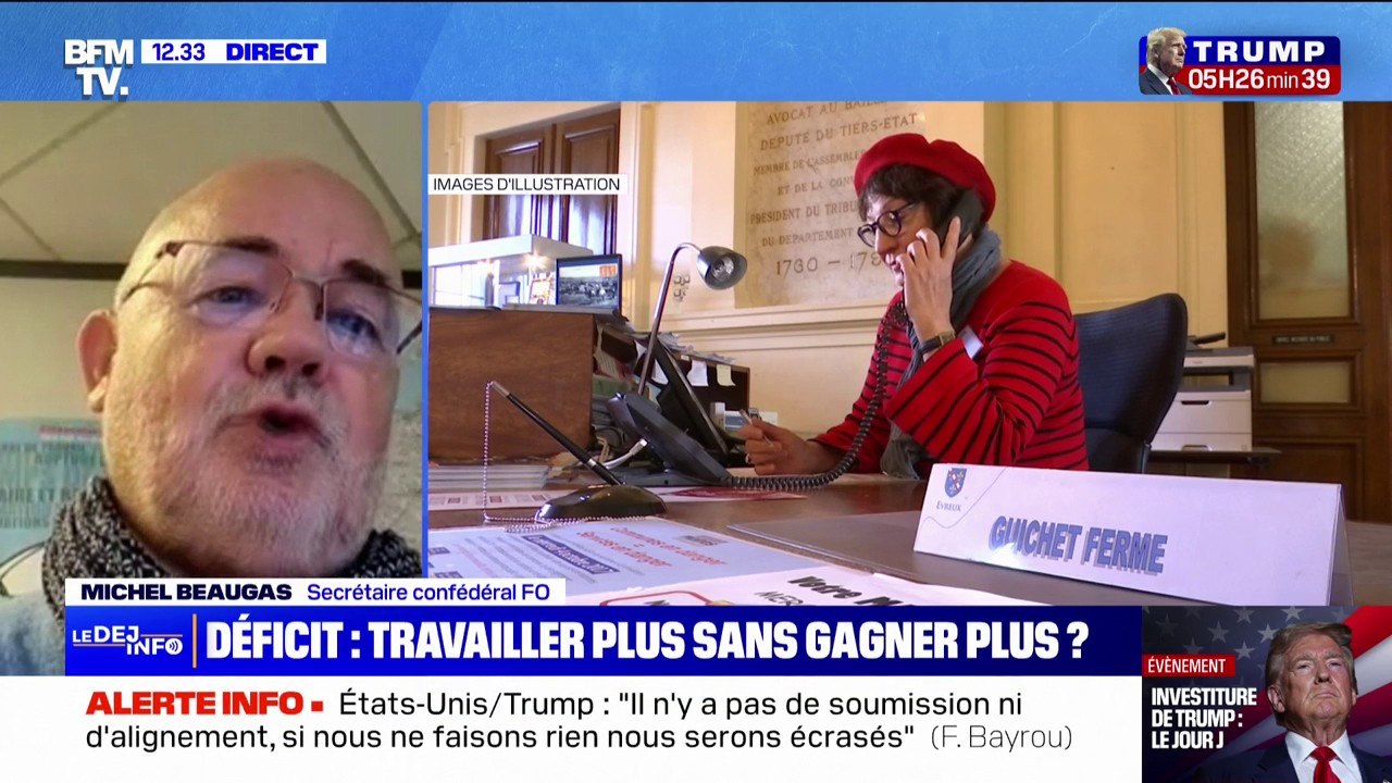 Travailler 7 heures de plus: "Encore une fois, on veut faire payer l'addition aux salariés", explique le secrétaire confédéral de Force Ouvrière