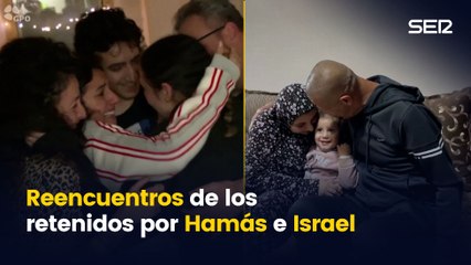 Los reencuentros tras la liberación de los retenidos por Hamás e Israel