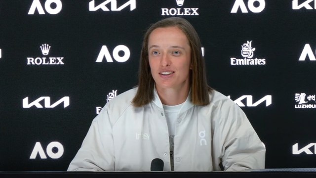 Tennis - Australian Open 2025 - Iga Swiatek and her 87th bagel : I'm aware that this can happen