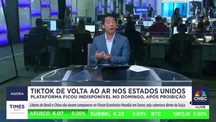 TikTok volta ao ar nos Estados Unidos após proibição