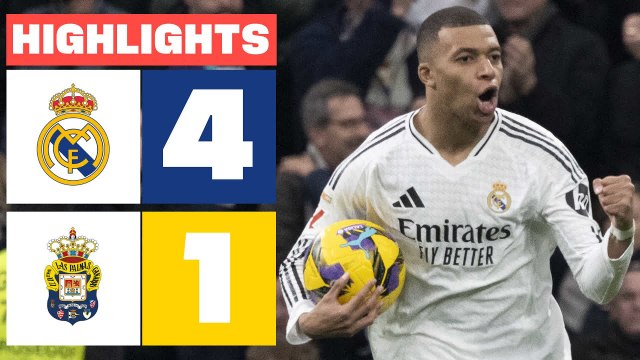 Real Madrid vs UD Las Palmas (4-1) | LaLiga 2024/25 | Fecha 20