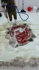 One Magical Minute Conquering Mud Monsters - Satisfying Videos, ASMR Carpet Cleaning #shorts