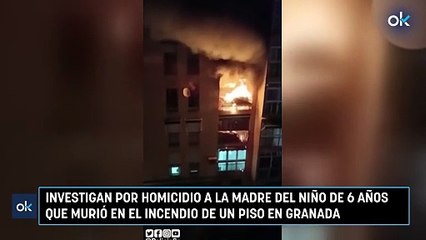 Investigan por homicidio a la madre del niño de 6 años que murió en el incendio de un piso en Granada