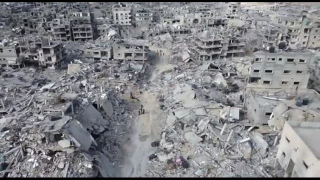 Secondo giorno di tregua Israele-Hamas, immagini distruzione a Rafah