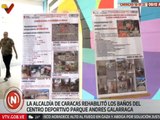 Alcaldía de Caracas rehabilita los espacios del Centro Deportivo Parque Andrés Galarraga