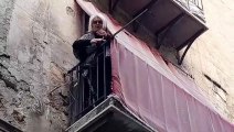 Il video dei balconi danneggiati in via Isidoro alla Guilla a Palermo