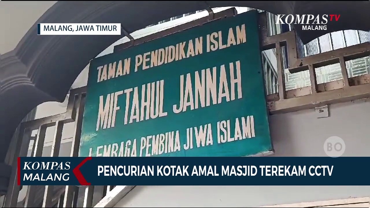 Bobol Kotak Amal Masjid, Pencuri Lompati Pagar!