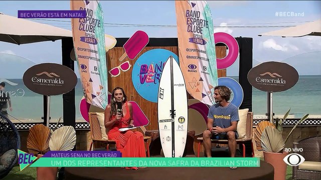 Mateus Sena fala sobre os ídolos no surfe e quando foi campeão pela primeira vez