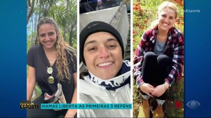 Hamas liberta as três primeiras reféns após início do cessar-fogo