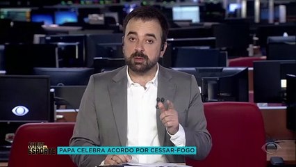 Papa celebra acordo por cessar-fogo na Faixa de Gaza