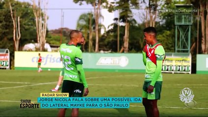 "Mayke fez muito bem de ficar no Palmeiras", diz Elia Jr sobre interesse do São Paulo