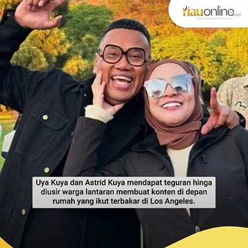 Viral Uya Kuya dan Astrid Diusir Korban Kebakaran di Los Angeles: Tidak Punya Empati Buat Konten