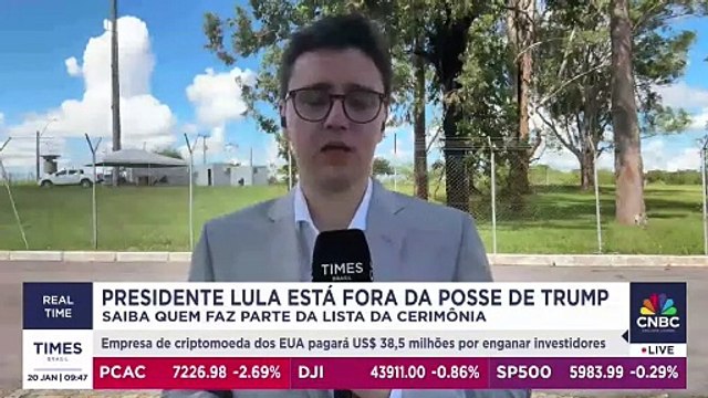 Presidente Lula está fora da posse de Donald Trump; saiba como Brasil será representado